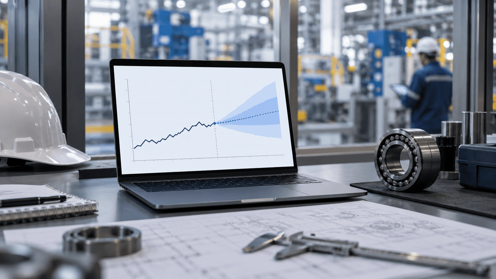 Concepto de análisis predictivo para planificación empresarial