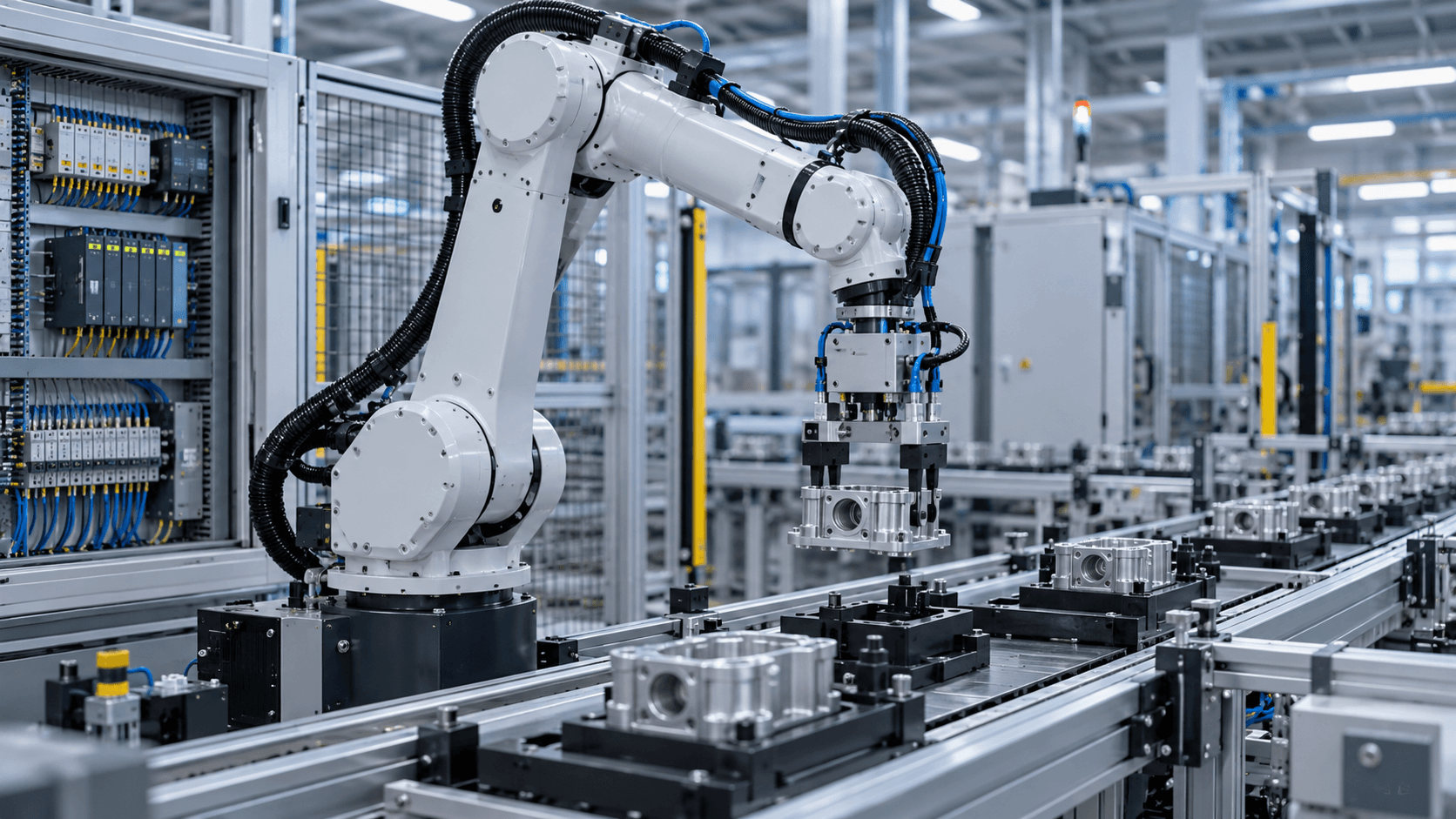 Concepto de automatización de procesos industriales