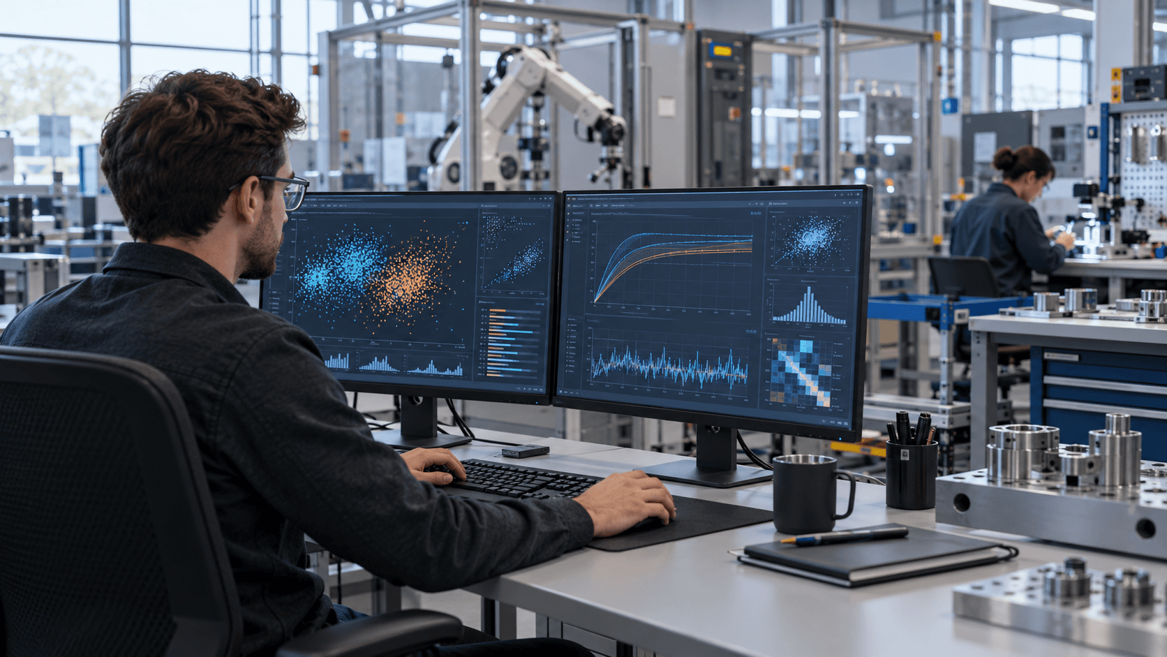 Concepto de entrenamiento de modelos de machine learning